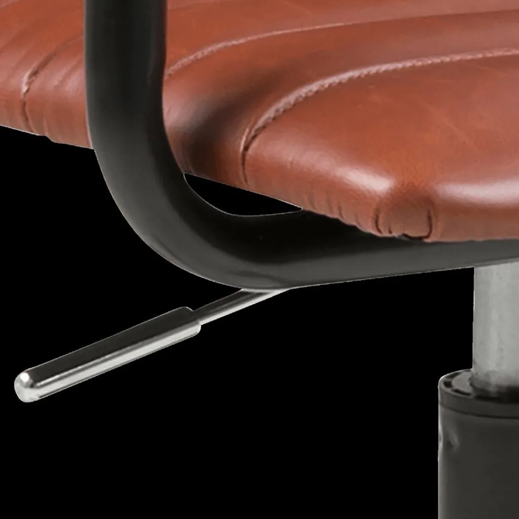 Ygo Bureaustoel SHANE PU Brandy| Bureaustoelen