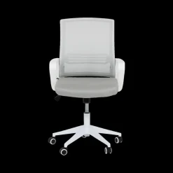Ygo Bureaustoel TEUN Mesh Lichtgrijs/Wit| Bureaustoelen