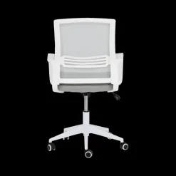 Ygo Bureaustoel TEUN Mesh Lichtgrijs/Wit| Bureaustoelen