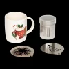 Ygo Cadeaubox CAPPU Cappuccino Kerst 4Del.| Kerst