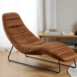Ygo Chaise longue DAMIANO Kentucky Brandy 9| Fauteuils