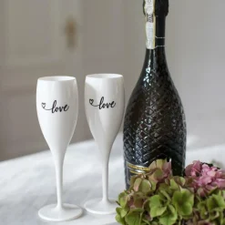 Ygo Champagneglas LOVE 2.0 100ml Wit| Glazen