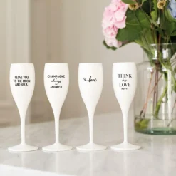 Ygo Champagneglas LOVE 2.0 100ml Wit| Glazen