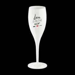 Ygo Champagneglas LOVE IS IN THE AIR 100ml Wit| Glazen