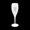 Ygo Champagneglas THINK LESS 100ml Wit| Glazen