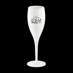 Ygo Champagneglas WELCOME BABY 100ml Wit| Glazen