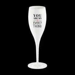 Ygo Champagneglas YOU ARE MY EVERYTHING 100ml Wit| Glazen