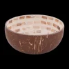 Ygo Cocosbowl NOYA Brown Mosaic Circle| Servies