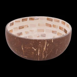 Ygo Cocosbowl NOYA Brown Mosaic Circle| Servies