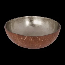 Ygo Cocosbowl NOYA Metallic Silver Leaf| Servies