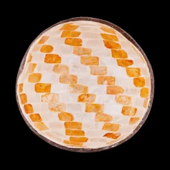 Ygo Cocosbowl NOYA White/Gold Mosaic| Servies