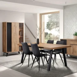 Ygo Combikast CREW Scarlet Oak B101| Vitrinekasten
