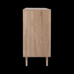 Ygo Commode EIVISSA Sonoma Eik/Riet| Ladekasten & Commodes