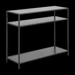 Ygo Console BOKSKAP Ash Black| Salontafels & Bijzettafels