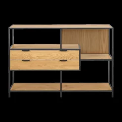 Ygo Console BOKSKAP Wild Oak Assymetrisch B114| Consoles