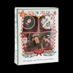 Ygo Cupcakevormset SANTA 48Del. Multi| Kerst