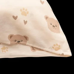 Ygo Dekbedovertrek BILLIE BEAR 140 Bruin| Slaapkamer|Kinderdekbedovertrekken