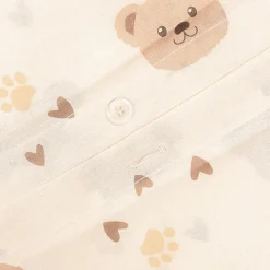 Ygo Dekbedovertrek BILLIE BEAR 140 Bruin| Slaapkamer|Kinderdekbedovertrekken
