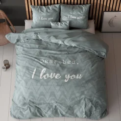 Ygo Dekbedovertrek DEAR BED 240 Groen| Dekbedovertrekken