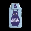 Ygo Dekbedovertrek LITTLE MONSTER 140x220| Slaapkamer|Kinderdekbedovertrekken