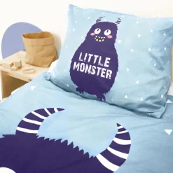 Ygo Dekbedovertrek LITTLE MONSTER 140x220| Slaapkamer|Kinderdekbedovertrekken