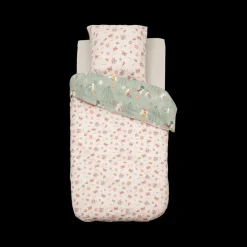 Ygo Dekbedovertrek PARURE 140 Mint/Roze| Slaapkamer|Kinderdekbedovertrekken