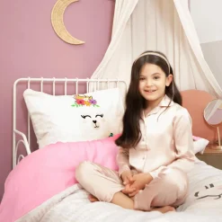 Ygo Dekbedovertrek PRINCESS AL PACA 140x220| Slaapkamer|Kinderdekbedovertrekken