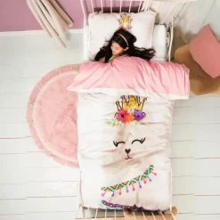 Ygo Dekbedovertrek PRINCESS AL PACA 140x220| Slaapkamer|Kinderdekbedovertrekken