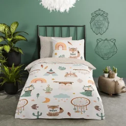 Ygo Dekbedovertrek REMI 140x220 Zand| Slaapkamer|Kinderdekbedovertrekken