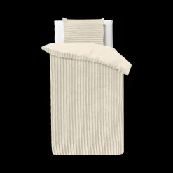 Ygo Dekbedovertrek RIBBE 140 Beige| Dekbedovertrekken