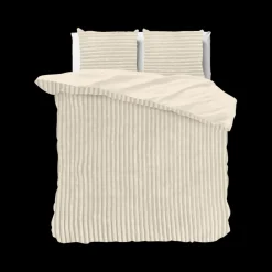 Ygo Dekbedovertrek RIBBE 240 Creme| Dekbedovertrekken