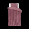 Ygo Dekbedovertrek RIBBE 140 Oud-Roze| Dekbedovertrekken