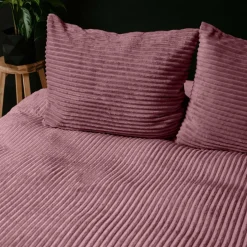 Ygo Dekbedovertrek RIBBE 240 Oud-Roze| Dekbedovertrekken