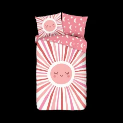 Ygo Dekbedovertrek SUNNY 140x220 Roze| Slaapkamer|Kinderdekbedovertrekken