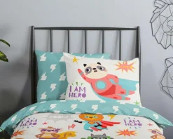 Ygo Dekbedovertrek SUPERHERO Multi 140x220| Slaapkamer|Kinderdekbedovertrekken