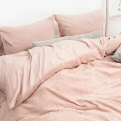 Ygo Dekbedovertrek TEDDY 240 Roze| Dekbedovertrekken