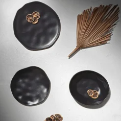 Ygo Dessertbord FEDRA Ø27 Zwart| Servies