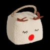 Ygo Deurstop ELEAHA Hoofd Poly Boucle Beige| Kerst