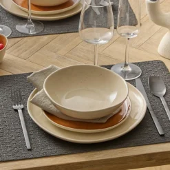 Ygo Diep Bord DEA Ø18.5 Beige| Servies