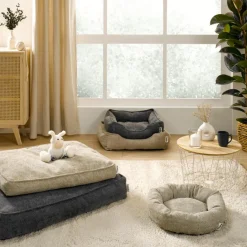 Ygo Dierenkussen OBY XL Chenille Beige| Kussens En Manden