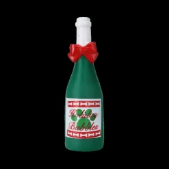 Ygo Dierenspeelgoed PET-MAS Fles Groen/Rood| Kerst