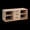 Ygo Dossierkast Laag UPGRADE Golden Oak B144| Bureau- En Boekenkasten