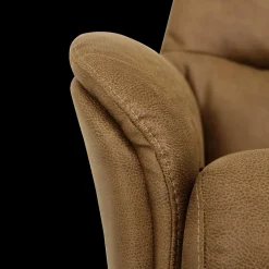 Ygo Draaifauteuil AGOSTINO Cognac| Fauteuils