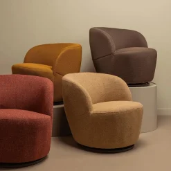 Ygo Draaifauteuil PIXIE Curry| Fauteuils
