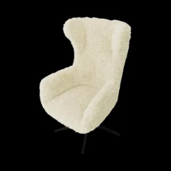 Ygo Draaifauteuil SEBASTIAN Doodle Cream| Fauteuils