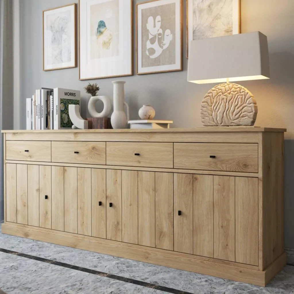 Ygo Dressoir CASTELLO B225 Lichte Eik| Dressoirs
