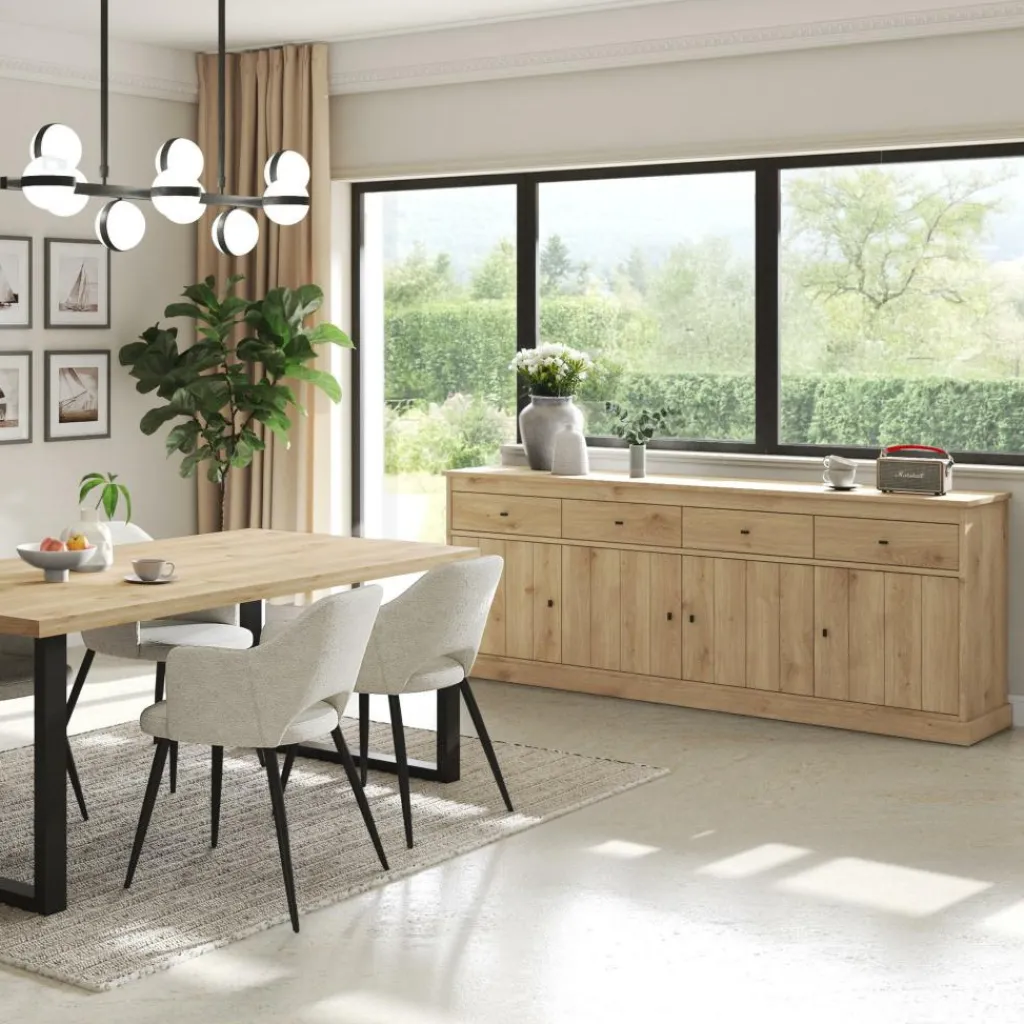 Ygo Dressoir CASTELLO B225 Lichte Eik| Dressoirs