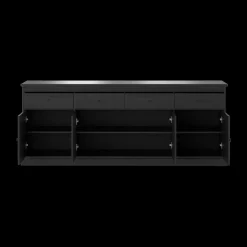 Ygo Dressoir CASTELLO B225 Zwarte Eik| Dressoirs