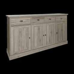 Ygo Dressoir COTTON Kristal Eik Licht Bruin| Dressoirs