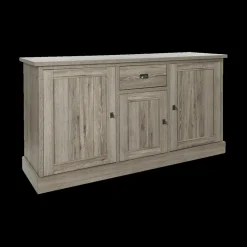 Ygo Dressoir COTTON Kristal Eik Licht Bruin| Dressoirs